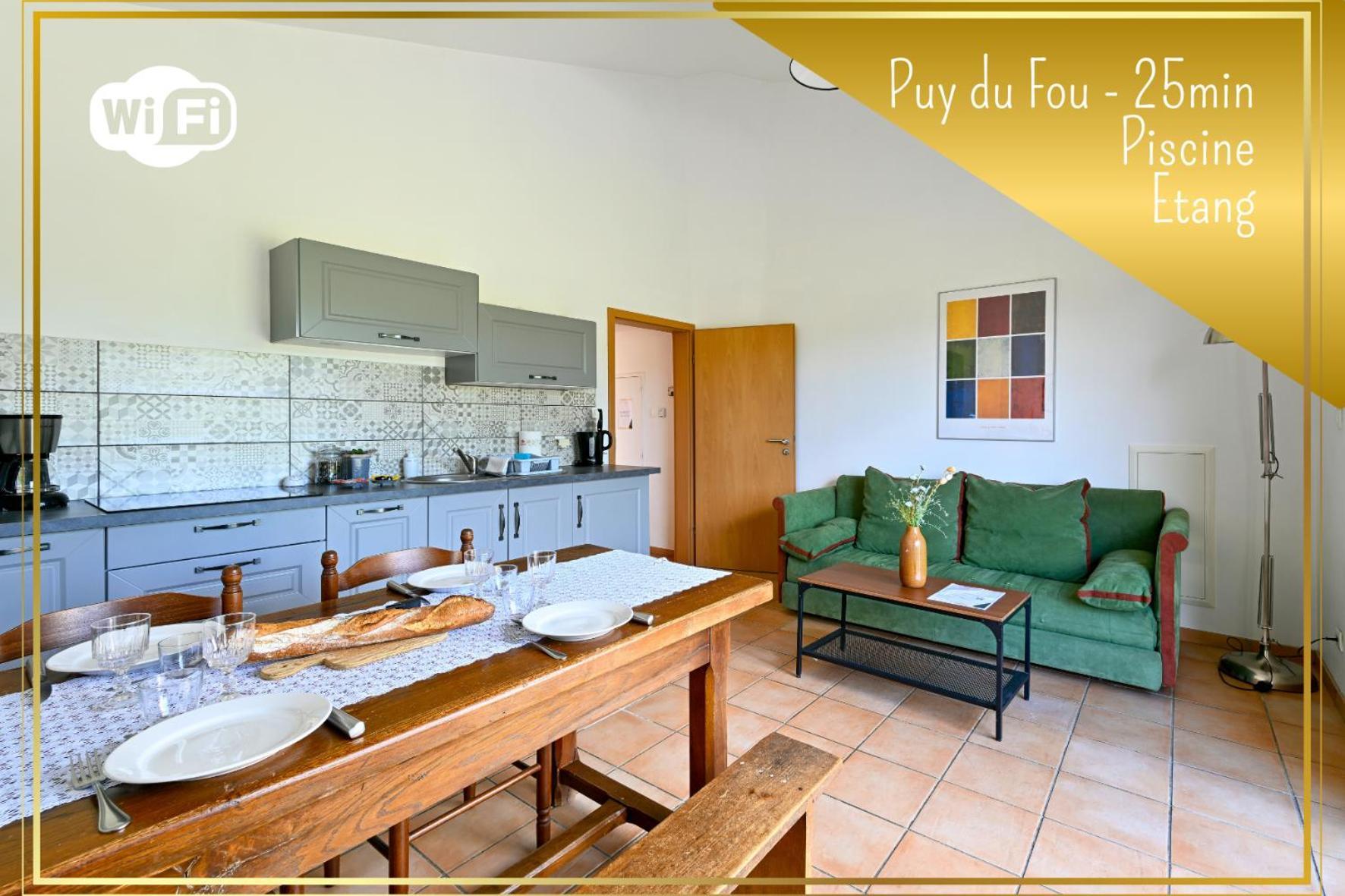 L'Evasion En Pierre Piscine Et Etang Prive Villa Sevremoine Екстериор снимка
